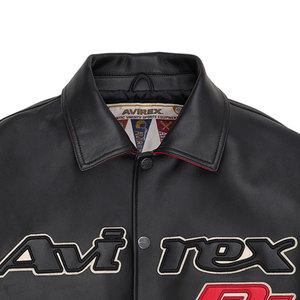 เสื้อแจ็คเก็ตหนัง Avirex คุณภาพเยี่ยม งานปักลายสตรีทแวร์ น้ำหนักเบา ระบายอากาศได้ดี สำหรับผู้ชาย - Product Image 4