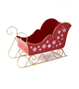 Hot Trending Metal Iron Luxury Design Galvanized Metal Sleigh for Christmas Decor Made With Customized Sizes With Sizes - Product Image 1