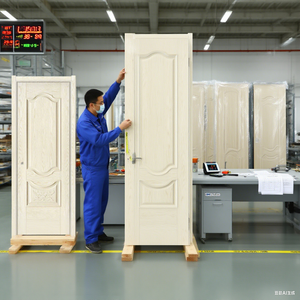 Puerta Interior Moderna de MDF, Manual, Insonorizada e Impermeable para Hotel, Dormitorio, Hospital, Entrada, Sala de Estar, Baño, Precio Bajo - Product Image 1