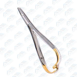 Portaagujas Dentales con Bordes Serrados, Equipos Dentales CE, Fórceps Quirúrgicos de Ortodoncia, Abrazadera Manual de Acero - Product Image 3