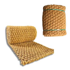 Tapis en fibre de coco tissé à la main, best-seller, 100% naturel, en rouleau, pour couverture de sol, jardinage et extérieur - Product Image 1