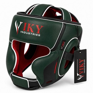 Protector de Cabeza Transpirable de PU con Logotipo y Color Personalizados para Entrenamiento de Kickboxing, MMA, Karate y Taekwondo - Protección Facial Unisex de Marca Personalizada - Product Image 5