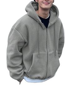 Novedad, Sudaderas con Capucha para Hombre, Tejido de Forro Polar, Manga Larga, Casual, Forradas, Transpirables, Lisas, Teñidas, Último Diseño, Color, Precio Económico, MOQ Bajo - Product Image 6
