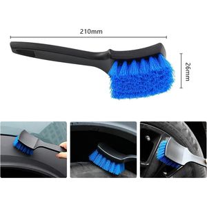 Brosse de nettoyage pour lavage de voiture, brosse à tapis pour tapis de sol, nettoyage intérieur et des pneus, brosses auto premium - Product Image 1