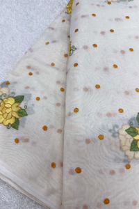 Malty embroidery fabric mesh fabric net fabric embroidered fabric for abaya kaftan modest fashion wholesale buyer fashion supply - Product Image 6