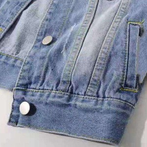 Chaqueta Vaquera de Moda para Hombre, Corte Ajustado, Casual, para Adolescentes, Chaquetas y Abrigos Vaqueros, Chaqueta Vaquera con Forro de Piel para Hombre - Product Image 5