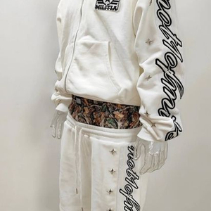 Conjuntos de Dos Piezas de Alta Calidad, Sudaderas con Capucha Unisex para Invierno, de Poliéster/Algodón, Color Sólido, Casuales, con Logotipo Personalizado - Product Image 3