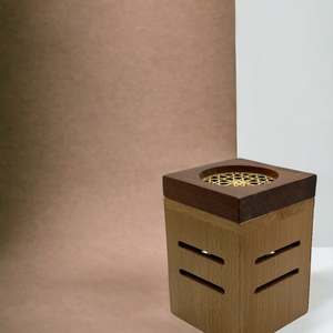 Quemador de incienso de madera Mabkhara, quemador de incienso árabe Oud, soporte de madera para Bakhoor, decoración de fragancia para el hogar de estilo medioriental - Product Image 4