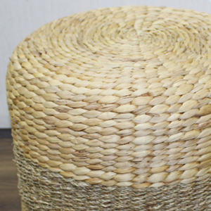 Artex Dong Thap Water Hyacinth <b>Ottoman</b> Pouf <b>Stool</b> Durable Braided Home Seating - Product Image 6