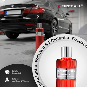 Espuma de Nieve Fireball 500ml para Lavado de Autos, Pre-Lavado Seguro para Cera y Selladores, Fórmula Espesa que Deja la Superficie Limpia y Fresca para Autos y SUVs - Product Image 5