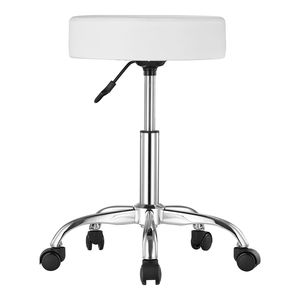 Sgabello Girevole Regolabile in Altezza per Salone, Capacità 450 LBS, con Seduta in Pelle PU Ispessita - Product Image 6