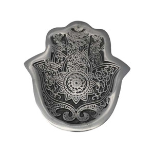 Porte-encens à main Hamsa en aluminium de qualité supérieure avec prise d'anis étoilé pour décor spirituel méditation usage domestique - Product Image 5
