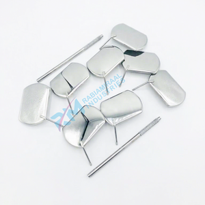 Silver Shiny Stainless Steel <b>Square</b> Shape Eyelash Extension <b>Mirror</b> / Lash <b>Mirror</b> Private Label Professional Beauty Tool - Product Image 4