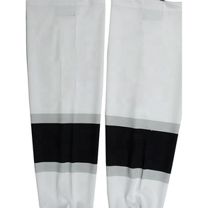 Chaussettes de hockey sur glace pour équipe, professionnelles, polyester/coton, 220g, durables, séchage rapide, respirantes, écologiques, OEM, entraînement, adulte, unisexe - Product Image 6