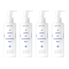 Dewytree Confezione da 4 Latte Detergente ad Alto Contenuto di Aminoacidi 400ml in Forma Liquida, Ingrediente Principale: Aminoacidi - Product Image 1