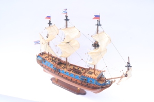 Handmade Goto Predestinatsia Plantation Wood Tall Ship <b>Model</b> - Historic 1700 Russian Ship of the Line Scale Replica for Office <b>D</b> - Product Image 2