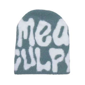 Winter Skull Cap Beanies Plus Size Custom LOGO Satin Line Embroidery Digital Print Unisex Hip-hop Skull Cap - Product Image 5