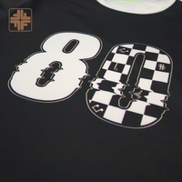 T-shirts en tricot imprimés numériquement pour hommes grande taille, coupe ample, style hip-hop, non toxiques, écologiques, impression directe sur vêtement