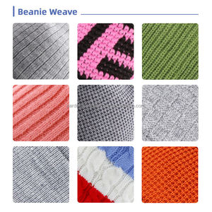 Nardon Apparel Etiqueta de moda Hombres Mujeres Adultos Niños Acrílico Crochet Warm Skull Caps Logotipo personalizado Gorro de punto de invierno - Product Image 6