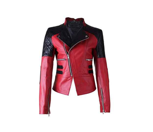 Chaqueta de Motocicleta de Cuero Genuino Transpirable para Mujer, con Relleno de Poliéster de Secado Rápido, Antiarrugas, para Primavera y Otoño - Product Image 2