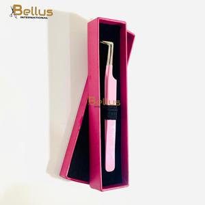 Pinzas para Pestañas Bellus International de Diseño Simple a 90 Grados, Acero Inoxidable, Punta Lisa, Agarre Perfecto, Herramienta de Belleza Profesional - Product Image 2