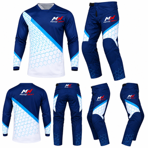 Combinaison de motocross personnalisée 2026 avec logo, confortable/respirante, fabriquée au Pakistan, ensemble de motocross maintenant en vente en ligne - Product Image 3