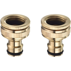 Adaptateur de robinet pour lave-vaisselle, haute pression, en laiton plaqué, connecteur universel pour évier de cuisine, adaptateur de tuyau d'arrivée d'eau - Product Image 1