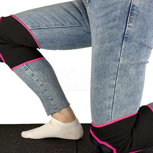 Genouillères en néoprène de qualité professionnelle avec fixation légère, à séchage rapide, antidérapante et sécurisée pour les environnements de travail exigeants - Product Image 6