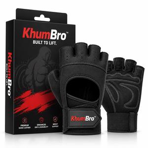 KhumBro <b>Weight</b> Training <b>Gloves</b> with Reinforced Palm Protection for Professional Gym Use with custom packing - Product Image 3