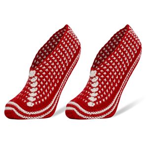Calzini Pantofole da Donna Lavorati a Mano all'Uncinetto, Morbidi e Caldi, Design Vintage, 1 Paio per Uso Domestico - Product Image 6