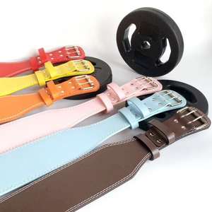 Cinturón de Soporte Lumbar de Cuero para Levantamiento de Pesas, de Alta Resistencia, con Logotipo Personalizado, para Entrenamiento y Fitness - Product Image 3