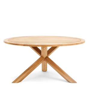 ชุดโต๊ะเก้าอี้รับประทานอาหารไม้สักสำหรับตกแต่งบ้าน สไตล์หรูหราสำหรับลานกลางแจ้ง - Product Image 2