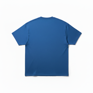 เสื้อยืดคอตตอนเนื้อนุ่มคุณภาพสูง ทรงหลวม สไตล์สตรีทแวร์ สีน้ำเงิน สำหรับทุกเพศ - Product Image 3