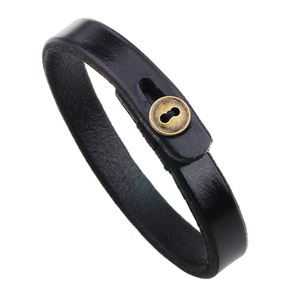 Genuine Leather Bracelet Handmade Cow Leather Cuff Retro Ethnic Personalized <b>Bangle</b> Hand Strap Wristband Bracelet <b>for</b> <b>Men</b> - Product Image 3