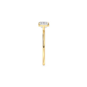 Bague solitaire en or massif 14 carats certifiée REYES IGI avec diamant CVD cultivé en laboratoire pour femme, prix de gros, cadeau de mariage, bijoux - Product Image 5