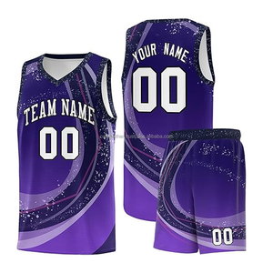 BSCI, conjunto de camisetas de baloncesto de poliéster de alta calidad, impresión por sublimación personalizada de secado rápido con el último estilo de talla grande (XS a 4XL) - Product Image 5