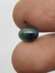 Natural Australian Blue Sapphire Oval Cut Cabochon No Heat Loose Gemstone Premium Jewelry Making Stone Third Party Certified - Product Image 4