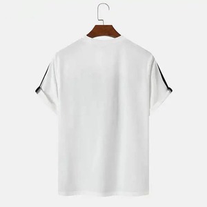 <b>Mens</b> Color Block Crew Neck Short Sleeve T-Shirt Casual Athletic Tricolor Summer Tee <b>Animal</b> Print Breathable Oversized Regular - Product Image 2