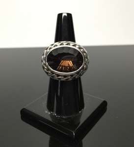 Anillo de Cuarzo Ahumado, Plata de Ley 925, Anillo de Piedra Preciosa Natural Hecho a Mano, Joyería de Estilo Vintage, Regalo para Mujer - Product Image 5