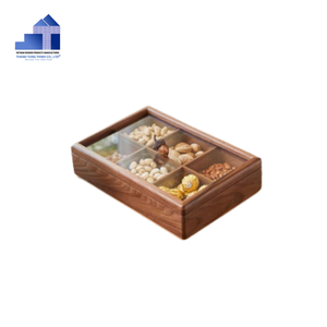 Boîte de rangement pour bonbons en bois durable et écologique de haute qualité, forme rectangulaire, bouton en laiton chauffable, logo personnalisé gravé au laser - Product Image 4