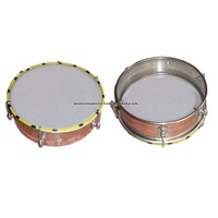 Luxury Handheld Polished Eco-Friendly Stainless Steel Handcrafted Tambourine Premium Percussion Musical Instrument Folk