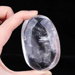 Wholesale Hot Selling Natural Factory Price Gemstone Clear Quartz Palm Healing Crystal Quartz <b>Craft</b> for Decor Stone for Jewelry - Product Image 4