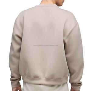 Custom Embroidery Screen Print Crew Neck Thick Boxy Fit Sweatshirts Hoodies for <b>Mens</b> Custom Logo And Design - Product Image 2