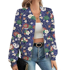 Custom High Quality <b>Womens</b> Sheep Skin Woven Bomber <b>Jackets</b> Long Sleeve Stylish Outerwear for Fashionable Everyday Wear - Product Image 2