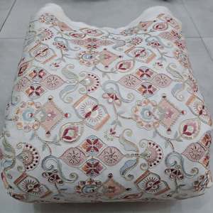 Tela de terciopelo bordada con diseño de código, tela de encaje de red para vestidos de gala, exportación textil al por mayor para el mercado global - Product Image 3