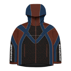 Conjuntos de Chaqueta y Pantalones Deportivos Vintage Personalizados al por Mayor, Ropa Deportiva de Nailon Reflectante para Entrenamiento, Traje Deportivo Cortavientos - Product Image 4