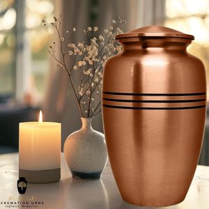 Premium urn design timeless artisan decor piece black luxury <b>memorial</b> <b>vase</b> decorative ceremonial centrepiece elegant handcrafted - Product Image 5