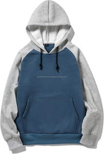 Hommes Pullover Casual Hoodies Double Couleur Chaud Manches Longues Sweat Hommes Personnalisé Hoodies En Gros - Product Image 3