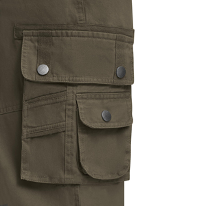 Men's High Waist Custom Logo Cargo Pants with Side Pockets Autumn Multi Colors Trousers Regular Fit Casual Pants for Men - Product Image 5