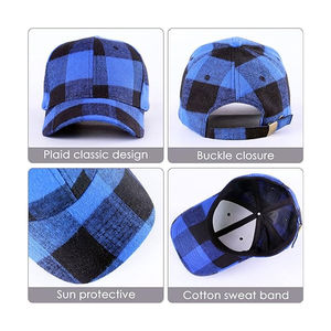 Gorra de Béisbol de Algodón de 5 Paneles de Alta Calidad, Tejido Impermeable de Secado Rápido, Unisex, Correa Ajustable para Deportes al Aire Libre y Uso Casual - Product Image 2